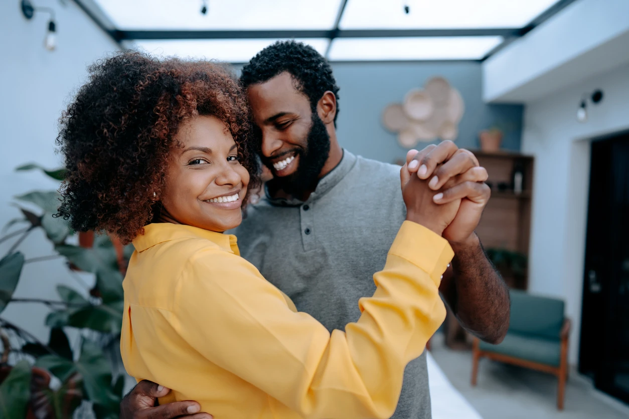 couple dancing together